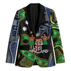 South Sea Islanders And Fiji Blazer Fijian Coat Of Arms And Southern Cross