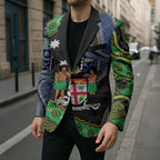 South Sea Islanders And Fiji Blazer Fijian Coat Of Arms And Southern Cross