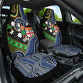 South Sea Islanders And Fiji Car Seat Cover Fijian Coat Of Arms And Southern Cross