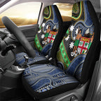 South Sea Islanders And Fiji Car Seat Cover Fijian Coat Of Arms And Southern Cross