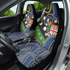 South Sea Islanders And Fiji Car Seat Cover Fijian Coat Of Arms And Southern Cross