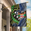 South Sea Islanders And Fiji Garden Flag Fijian Coat Of Arms And Southern Cross