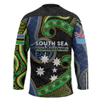 South Sea Islanders And Fiji Hockey Jersey Fijian Coat Of Arms And Southern Cross