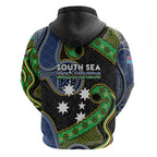South Sea Islanders And Fiji Hoodie Fijian Coat Of Arms And Southern Cross