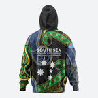 South Sea Islanders And Fiji Hoodie Fijian Coat Of Arms And Southern Cross