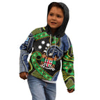 South Sea Islanders And Fiji Kid Hoodie Fijian Coat Of Arms And Southern Cross