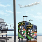 South Sea Islanders And Fiji Luggage Cover Fijian Coat Of Arms And Southern Cross