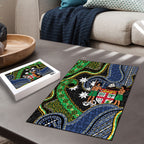 South Sea Islanders And Fiji Puzzle Fijian Coat Of Arms And Southern Cross