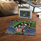 South Sea Islanders And Fiji Puzzle Fijian Coat Of Arms And Southern Cross