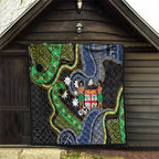 South Sea Islanders And Fiji Quilt Fijian Coat Of Arms And Southern Cross