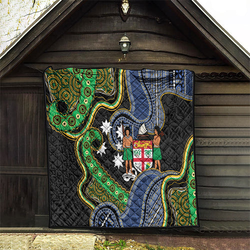 South Sea Islanders And Fiji Quilt Fijian Coat Of Arms And Southern Cross