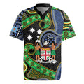 South Sea Islanders And Fiji Rugby Jersey Fijian Coat Of Arms And Southern Cross