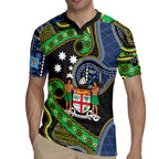 South Sea Islanders And Fiji Rugby Jersey Fijian Coat Of Arms And Southern Cross