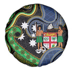 South Sea Islanders And Fiji Spare Tire Cover Fijian Coat Of Arms And Southern Cross