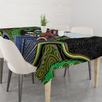 South Sea Islanders And Fiji Tablecloth Fijian Coat Of Arms And Southern Cross