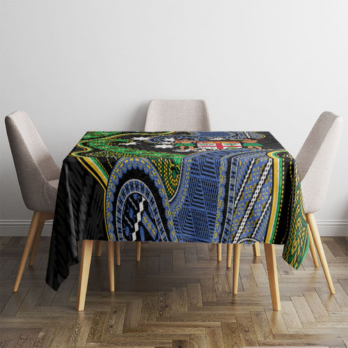 South Sea Islanders And Fiji Tablecloth Fijian Coat Of Arms And Southern Cross