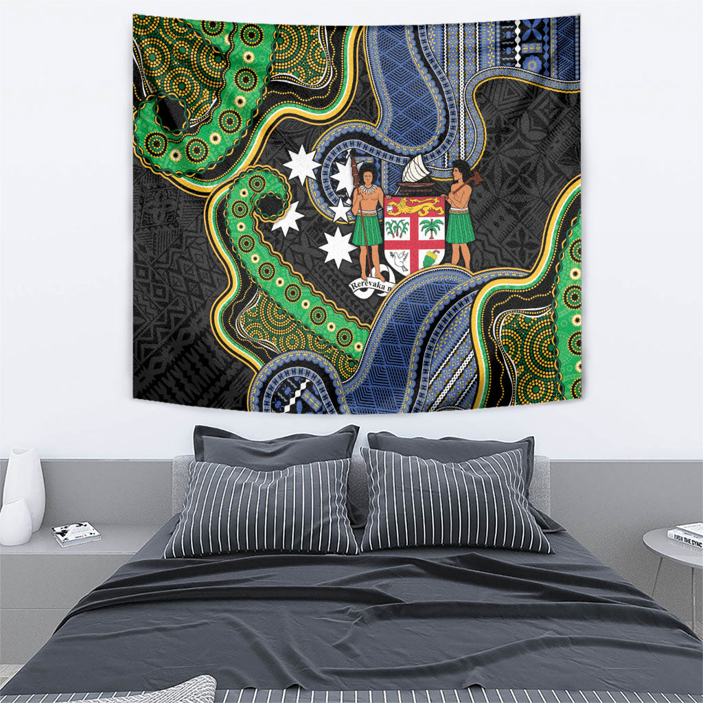 South Sea Islanders And Fiji Tapestry Fijian Coat Of Arms And Southern Cross