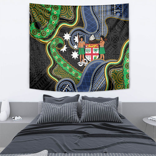 South Sea Islanders And Fiji Tapestry Fijian Coat Of Arms And Southern Cross