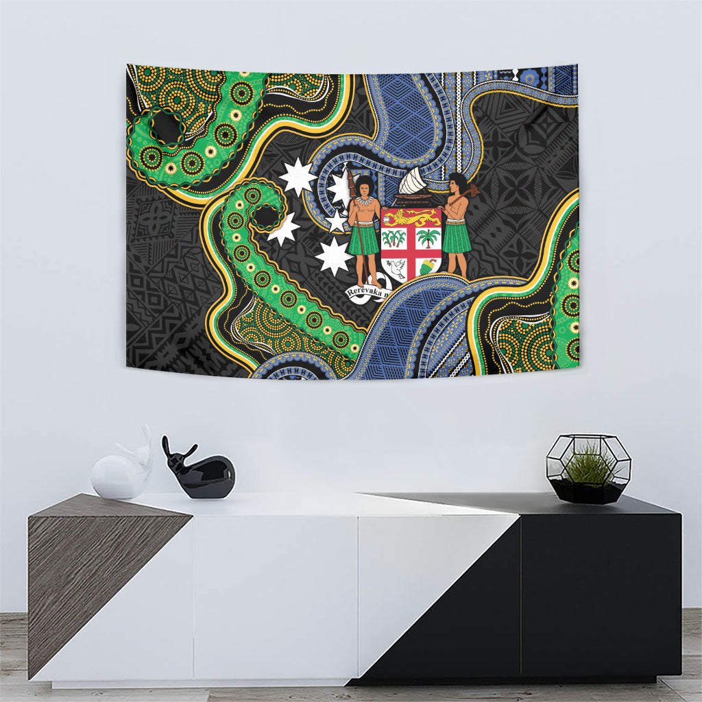 South Sea Islanders And Fiji Tapestry Fijian Coat Of Arms And Southern Cross