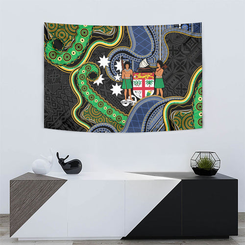 South Sea Islanders And Fiji Tapestry Fijian Coat Of Arms And Southern Cross