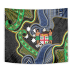 South Sea Islanders And Fiji Tapestry Fijian Coat Of Arms And Southern Cross