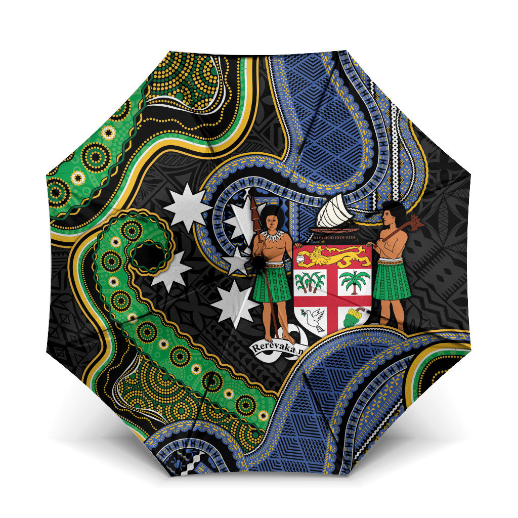 South Sea Islanders And Fiji Umbrella Fijian Coat Of Arms And Southern Cross