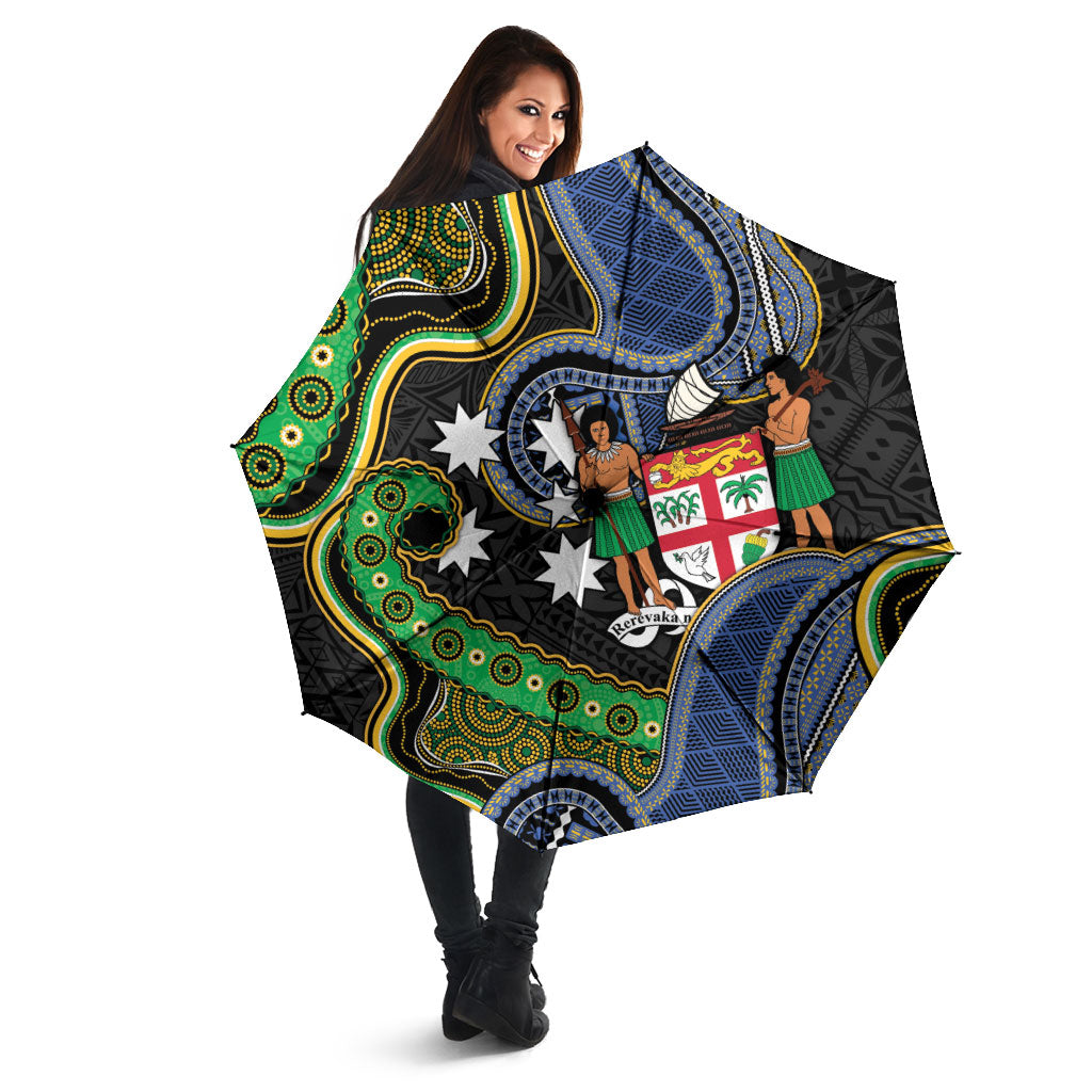 South Sea Islanders And Fiji Umbrella Fijian Coat Of Arms And Southern Cross