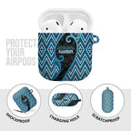 Aotearoa Atua Ranginui AirPods Case Maori Sky Father Koru Patterns