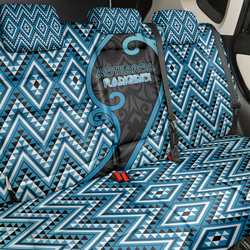 Aotearoa Atua Ranginui Back Car Seat Cover Maori Sky Father Koru Patterns