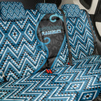Aotearoa Atua Ranginui Back Car Seat Cover Maori Sky Father Koru Patterns