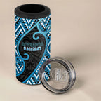 Custom Aotearoa Atua Ranginui 4 in 1 Can Cooler Tumbler Maori Sky Father Koru Patterns