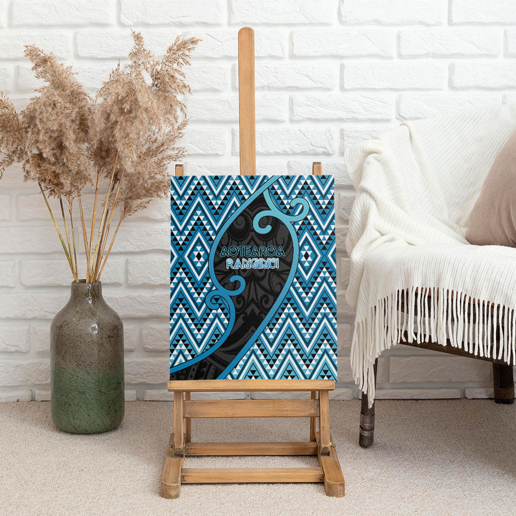 Aotearoa Atua Ranginui Canvas Wall Art Maori Sky Father Koru Patterns