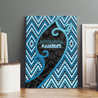 Aotearoa Atua Ranginui Canvas Wall Art Maori Sky Father Koru Patterns