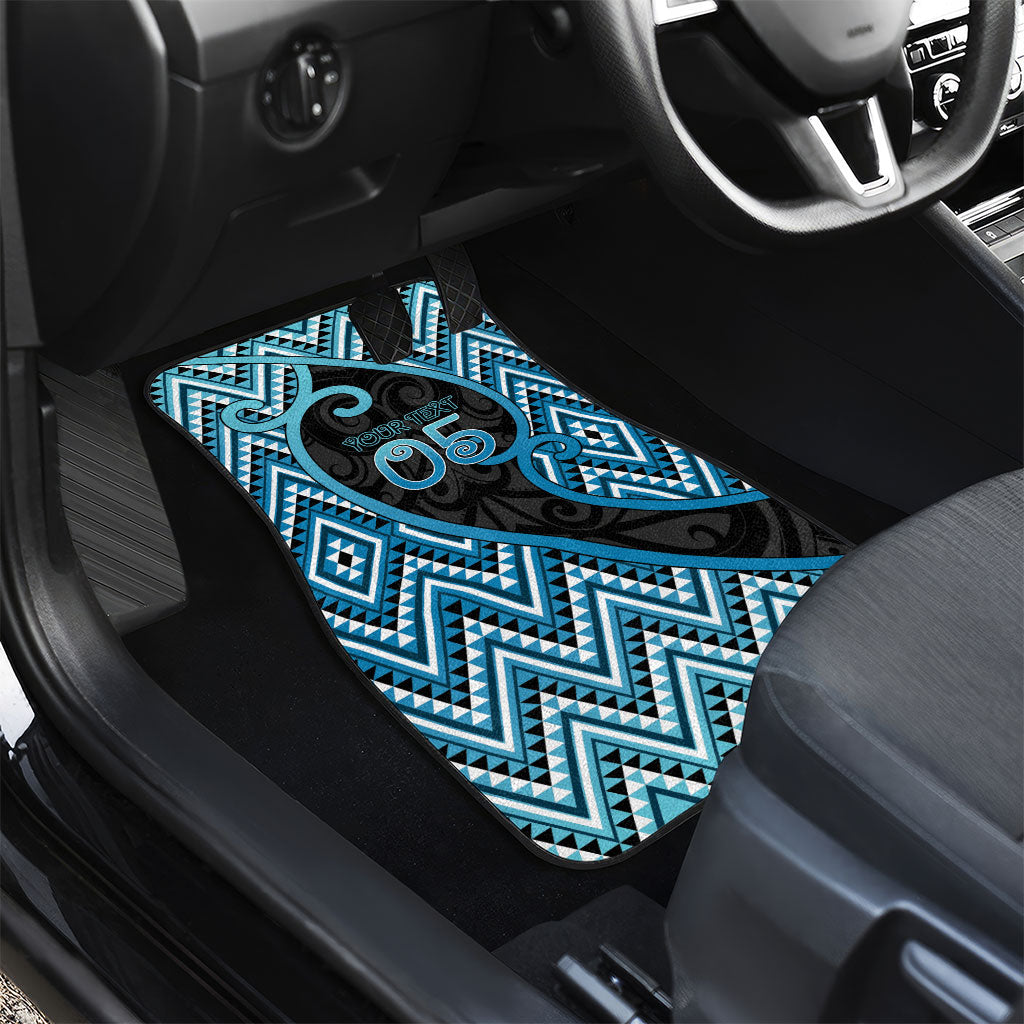 Custom Aotearoa Atua Ranginui Car Mats Maori Sky Father Koru Patterns