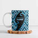 Custom Aotearoa Atua Ranginui Ceramic Mug Maori Sky Father Koru Patterns