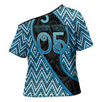 Custom Aotearoa Atua Ranginui Cross Shoulder Shirt Maori Sky Father Koru Patterns