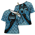 Custom Aotearoa Atua Ranginui Cross Shoulder Shirt Maori Sky Father Koru Patterns