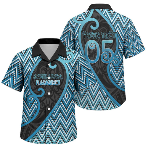 Custom Aotearoa Atua Ranginui Family Matching Off Shoulder Maxi Dress and Hawaiian Shirt Maori Sky Father Koru Patterns