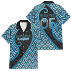 Custom Aotearoa Atua Ranginui Family Matching Short Sleeve Bodycon Dress and Hawaiian Shirt Maori Sky Father Koru Patterns