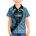 Custom Aotearoa Atua Ranginui Kid Hawaiian Shirt Maori Sky Father Koru Patterns
