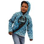 Custom Aotearoa Atua Ranginui Kid Hoodie Maori Sky Father Koru Patterns