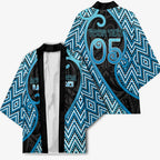 Custom Aotearoa Atua Ranginui Kimono Maori Sky Father Koru Patterns