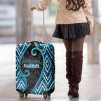 Aotearoa Atua Ranginui Luggage Cover Maori Sky Father Koru Patterns