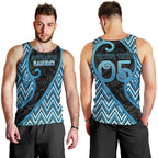 Custom Aotearoa Atua Ranginui Men Tank Top Maori Sky Father Koru Patterns