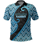 Custom Aotearoa Atua Ranginui Polo Shirt Maori Sky Father Koru Patterns