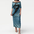 Custom Aotearoa Atua Ranginui Puletasi Maori Sky Father Koru Patterns