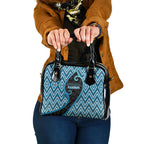 Aotearoa Atua Ranginui Shoulder Handbag Maori Sky Father Koru Patterns