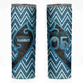 Custom Aotearoa Atua Ranginui Skinny Tumbler Maori Sky Father Koru Patterns