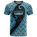 Custom Aotearoa Atua Ranginui T Shirt Maori Sky Father Koru Patterns