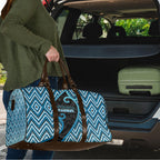 Aotearoa Atua Ranginui Travel Bag Maori Sky Father Koru Patterns